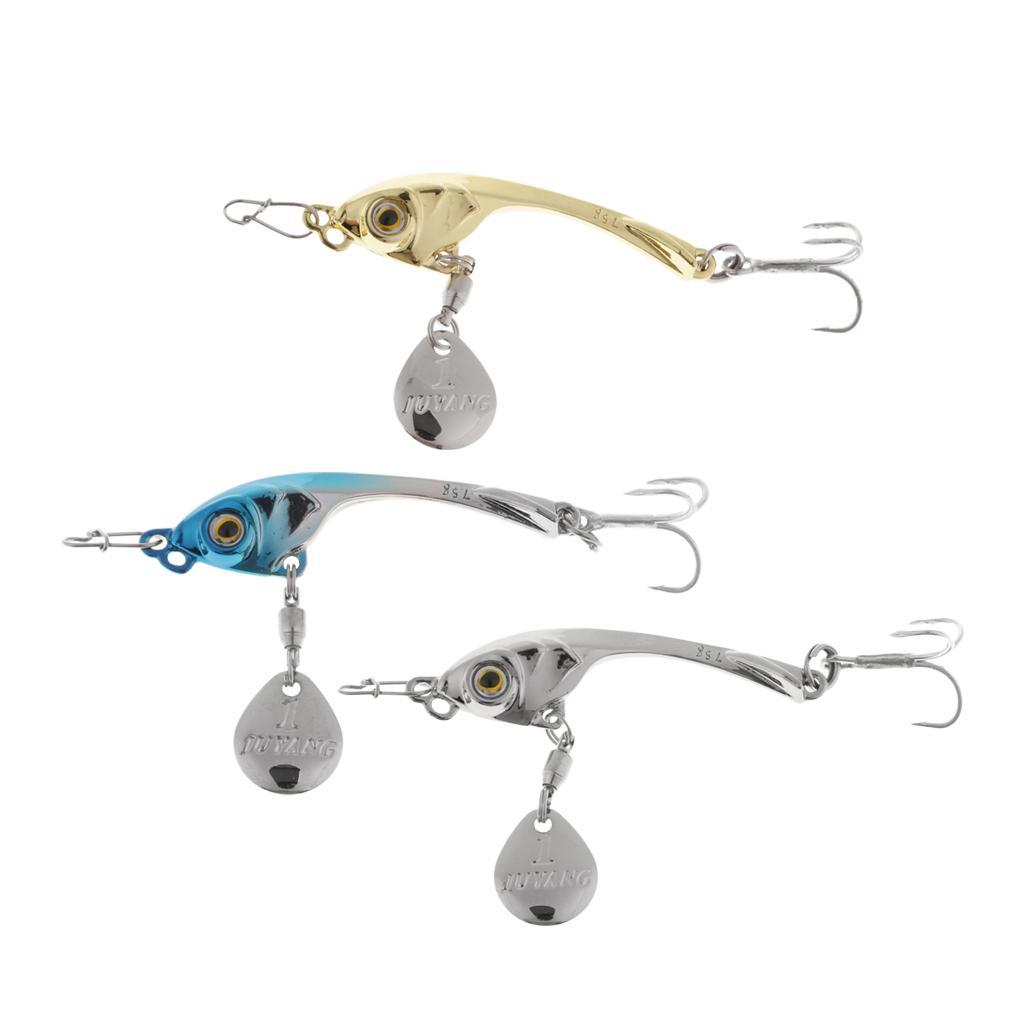Durable Fake Fishing Lures Metal Spoon Baits Lures Set With Fishing Hook