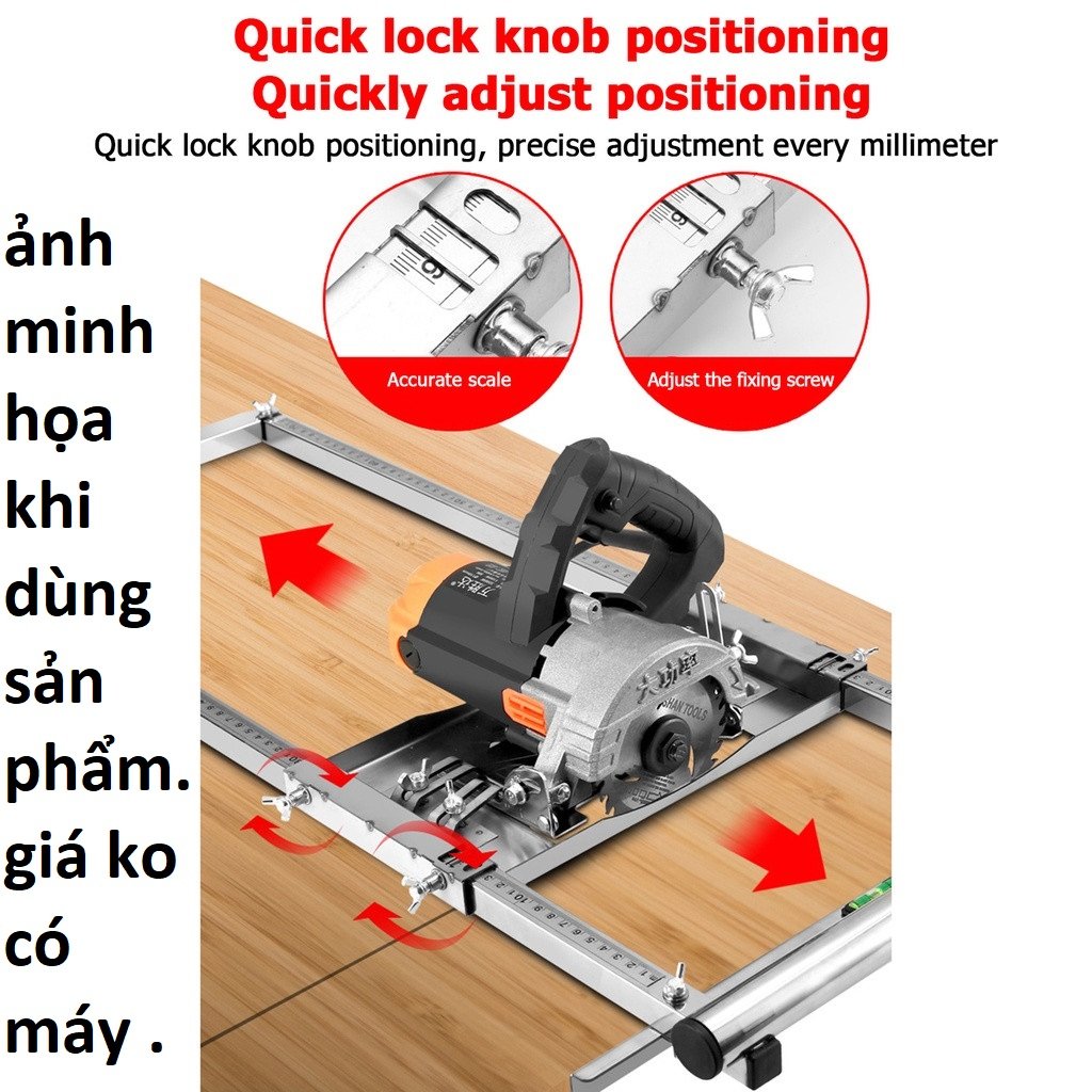BÀN CẮT GỐ GẠCH THÉP .... ĐA NĂNG CHỐNG GỈ