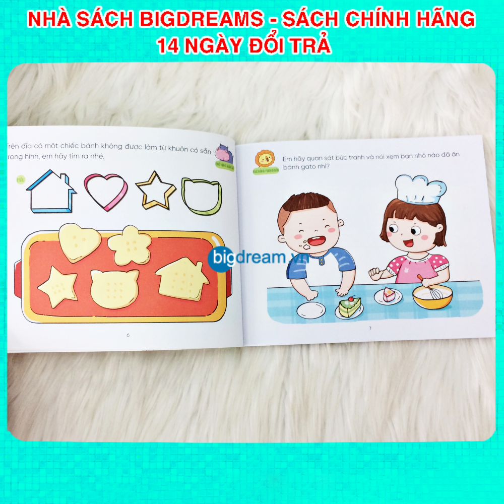 Hỏi đáp thông minh Rèn luyện não trái và não phải Tập 2 - Phát triển tư duy cho bé