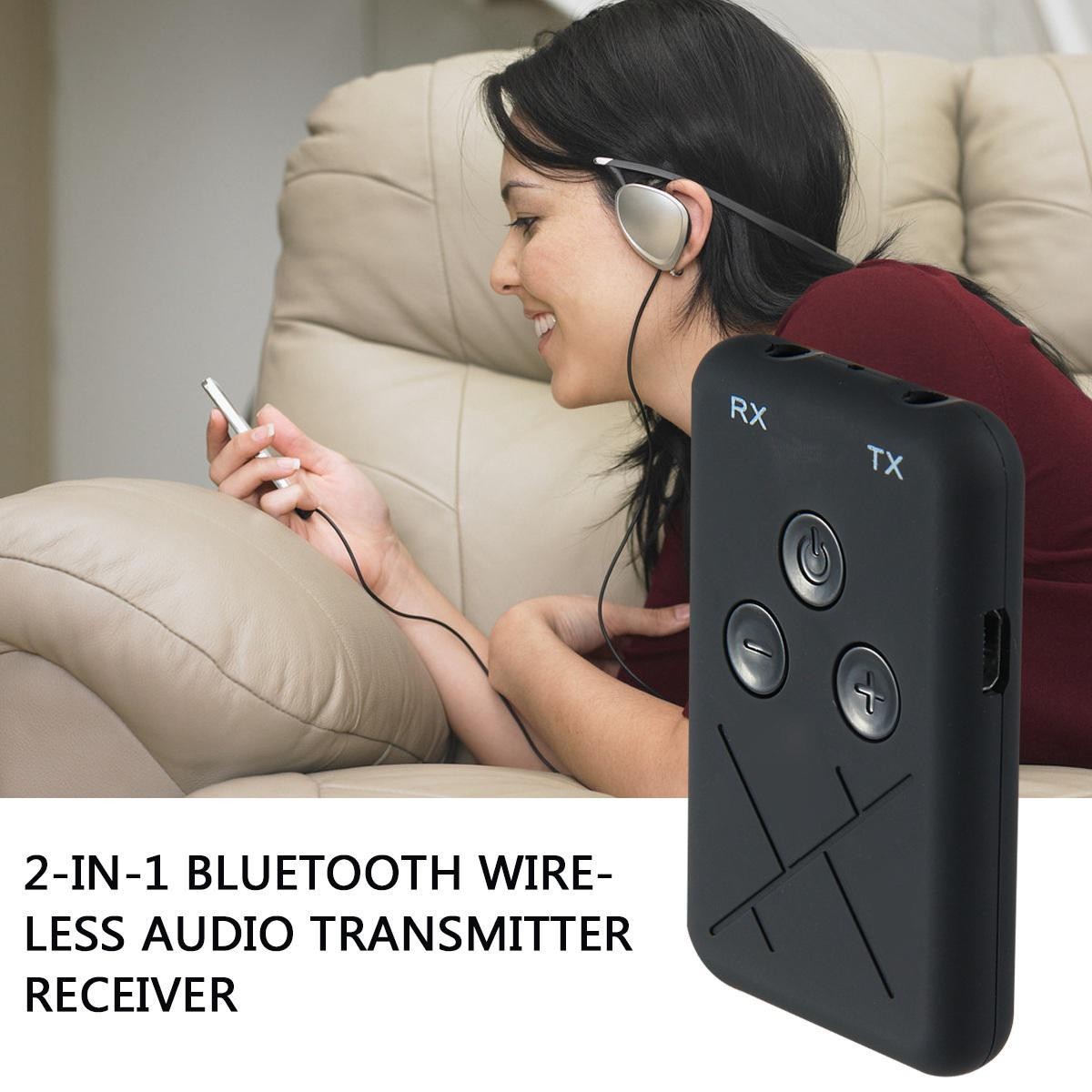 Bộ Thu Phát Âm Thanh Bluetooth 4.2 Bluetooth Receiver and Bluetooth Transmiter - Bluetooth TX10 - Hàng Nhập Khẩu