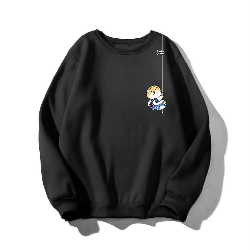 ÁO SWEATER UNISEX IN CÚN LEO DÂY