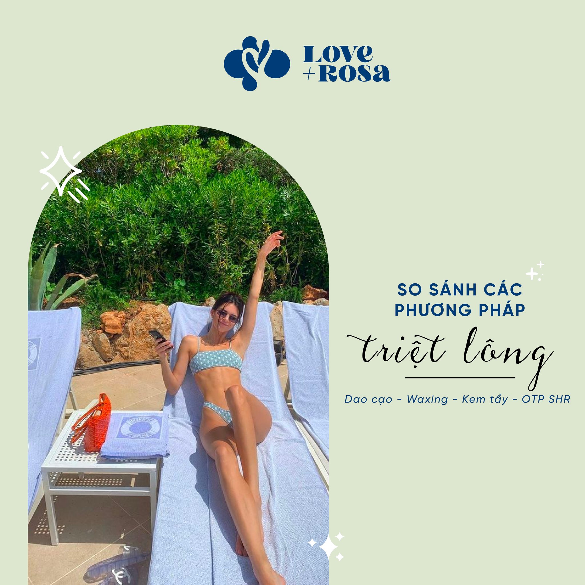 TRIỆT LÔNG BIKINI (NỮ) tại LOVE + ROSA