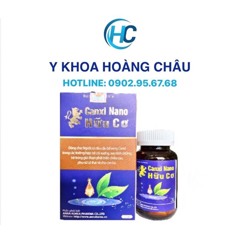 CANXI NANO HỮU CƠ – Canxi hữu cơ giúp hấp thu nhanh, không gây sỏi thận
