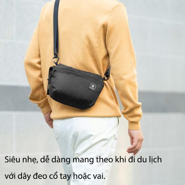 TÚI ĐEO BAO TỬ TOMTOC (USA) BASIC ACCESSORY UNISEX A01 chống nước, khóa kéo YKK, khóa Duraflex vô cùng bền bỉ - HÀNG CHÍNH HÃNG