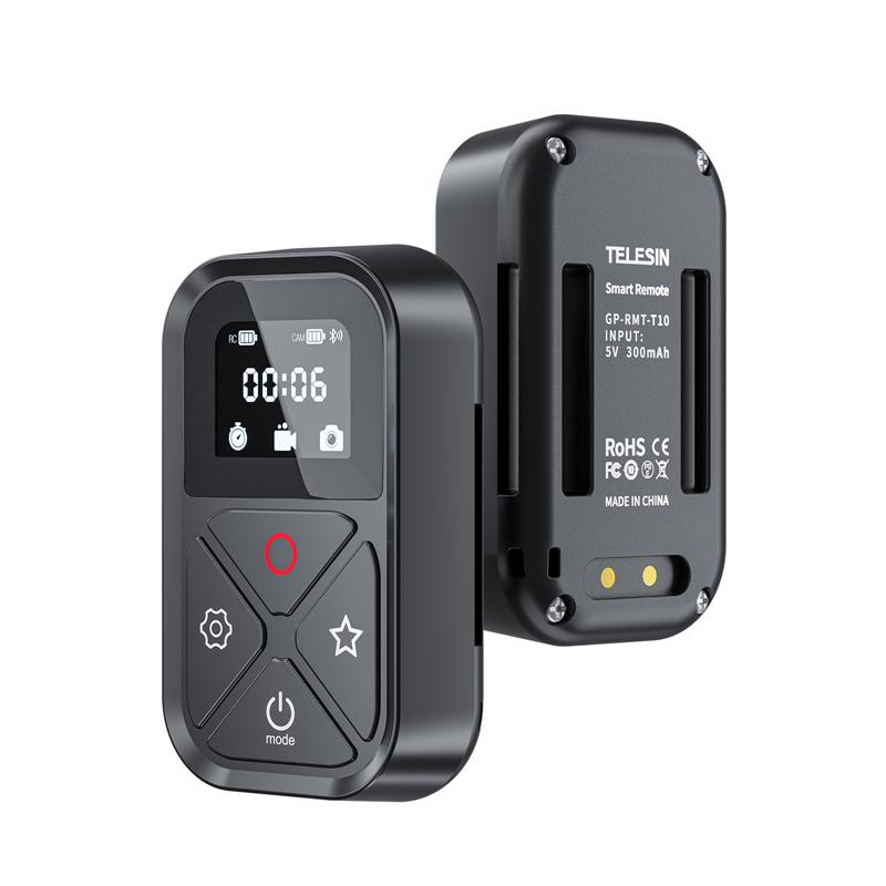 Điều Khiển Từ Xa Bluetooth 80M Cho GoPro Hero 11 10 9 8 Max Có Dây Đeo Cổ Tay Cho Điện Thoại Thông Minh Phụ Kiện Camera Hành Động