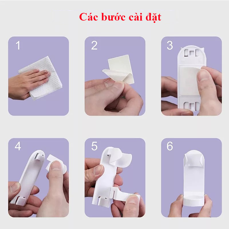 Giá Treo Bàn Chải Điện Đánh Răng SeaSy Gắn Tường Tiện Dụng, Đục Lỗ Ráo Nước Dễ Lắp Đặt Tiết Kiệm Không Gian - Hàng Chính Hãng