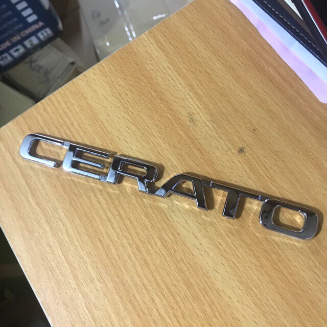 Logo chữ Cerato cho xe Cerato