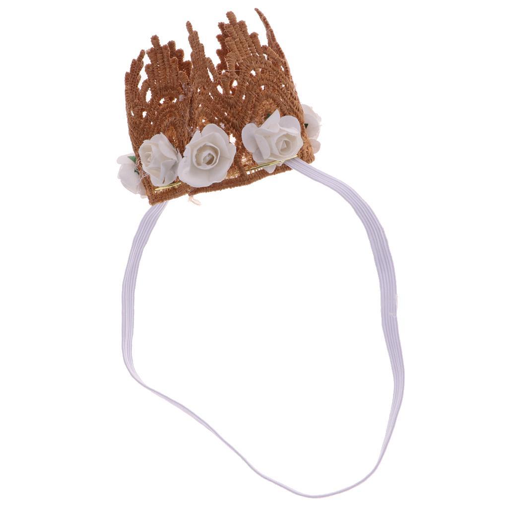 Baby Flower Crown Headband Tiaras Birthday Party Hair Accessory