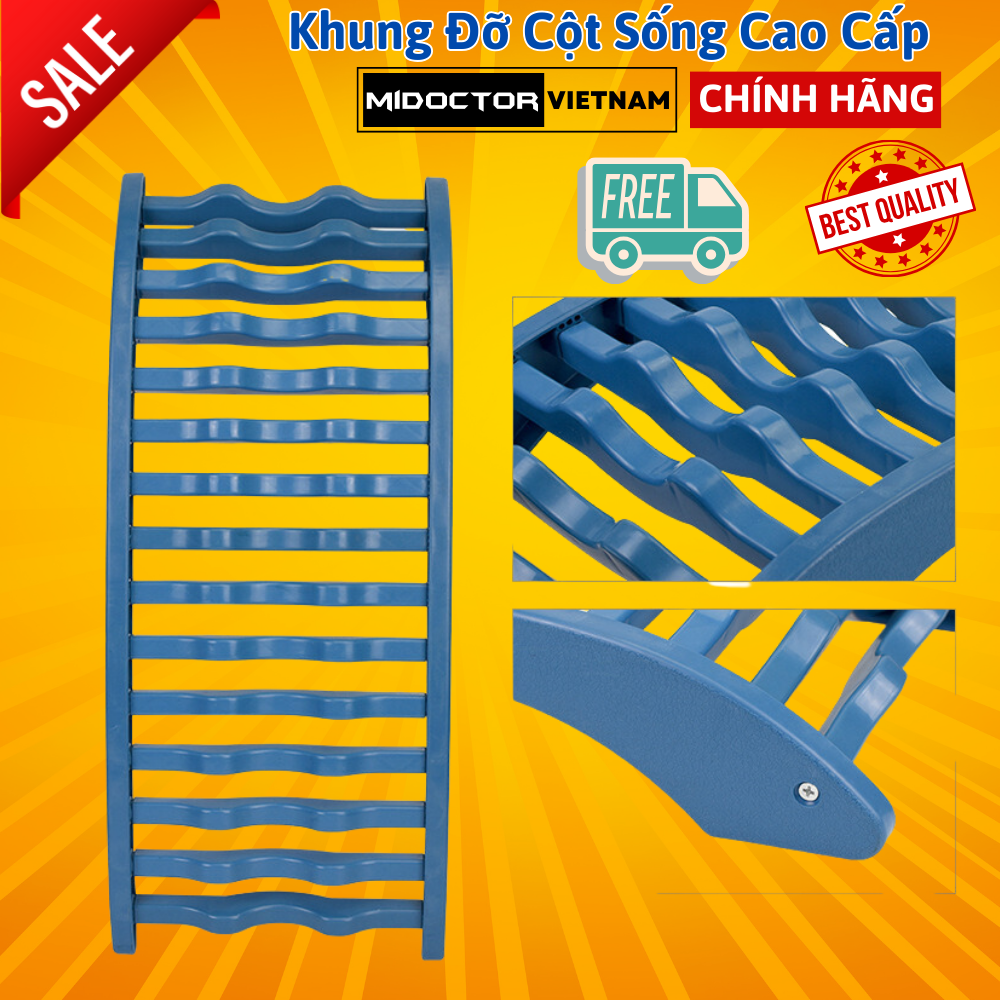 Khung Nắn Chỉnh Cột Sống, Định Hình Cột Sống, Trị Thoát Vị Đĩa Đệm, Đau Lưng, Dụng Cụ Hỗ Trợ Tập Lưng miDoctor