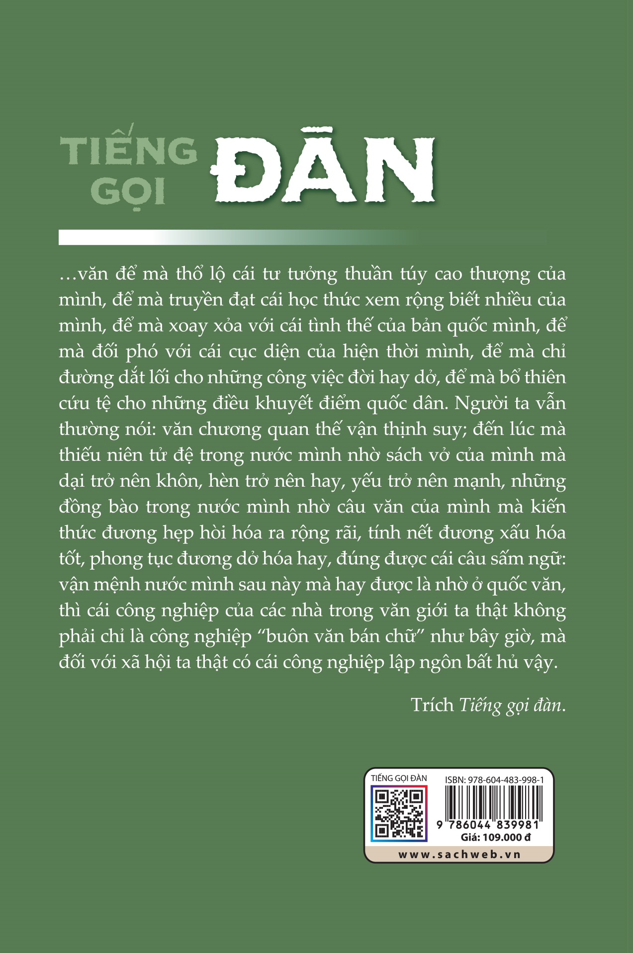 Dương Bá Trạc - Tiếng gọi đàn