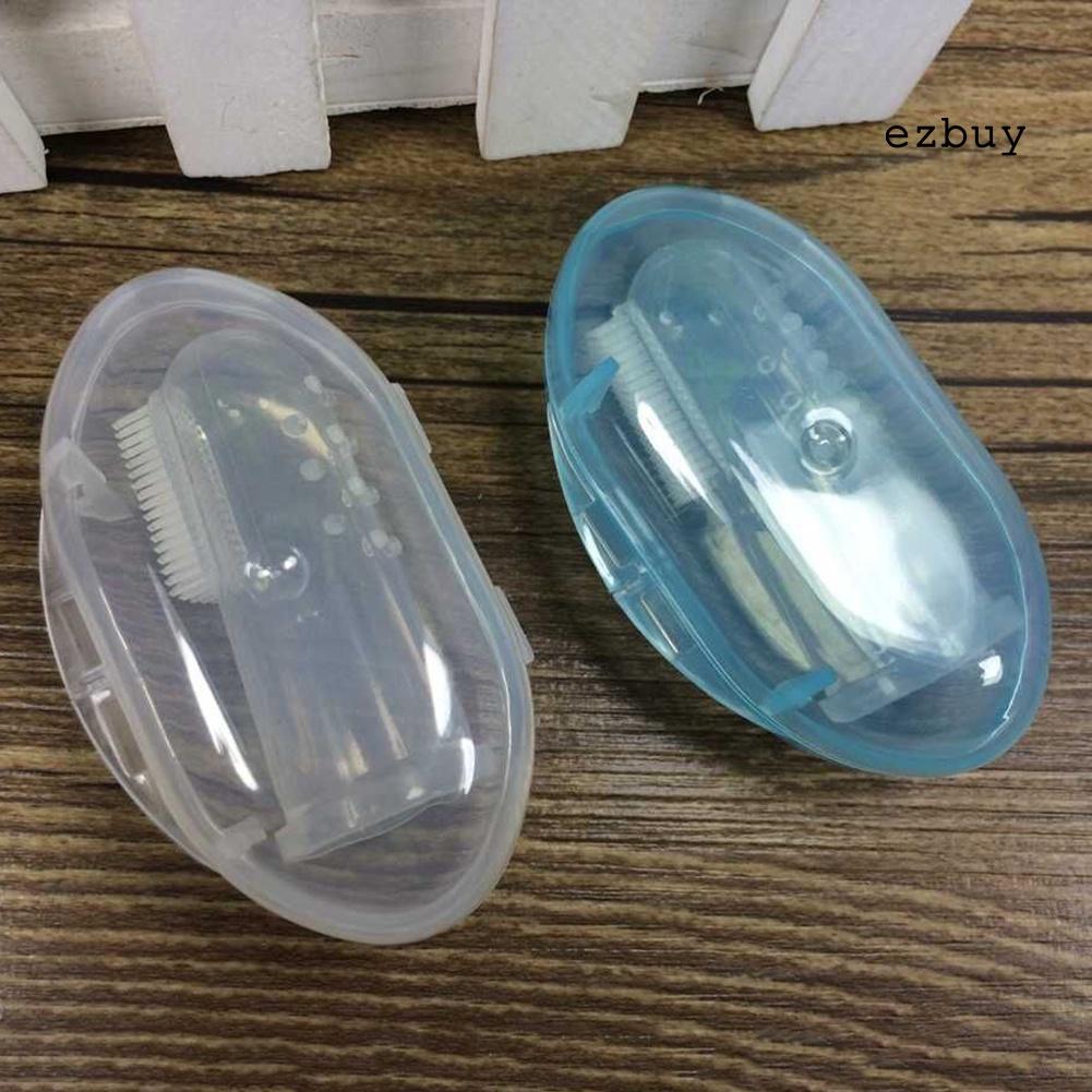 Bàn chải đánh răng bằng silicon siêu mềm cho bé