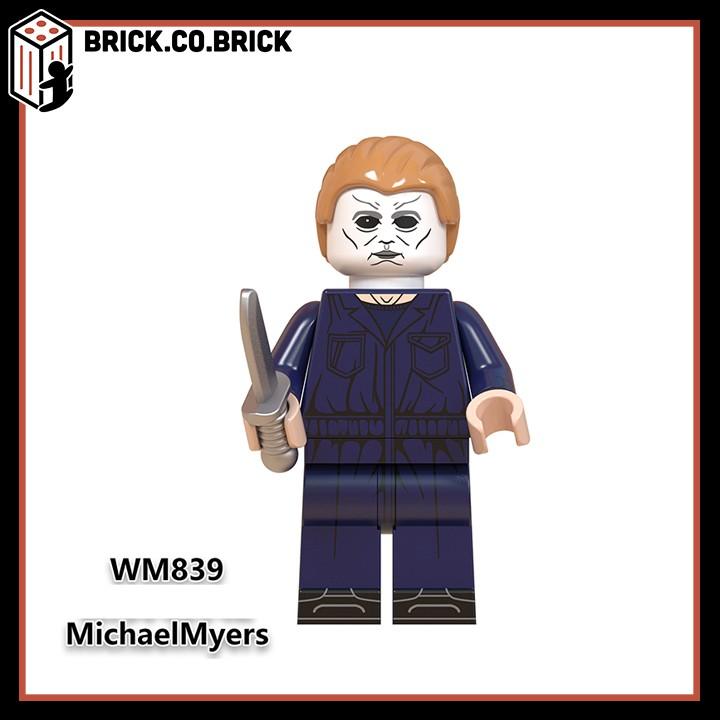 Mô Hình Lắp Ráp Sáng Tạo minifig Nhân vật Kinh dị Horror Thriller The Saw WM6075