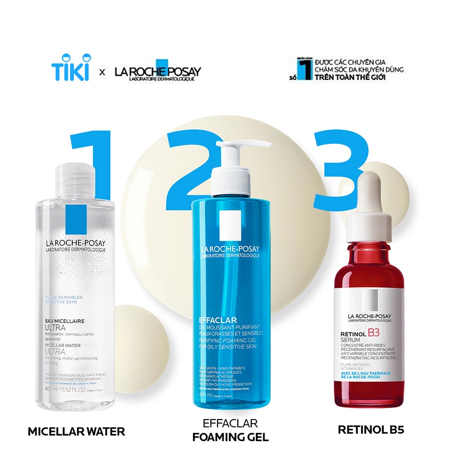 Dưỡng chất giúp giảm thâm nám, nếp nhăn và làm đều màu da La Roche-Posay Retinol B3 Serum 30ml