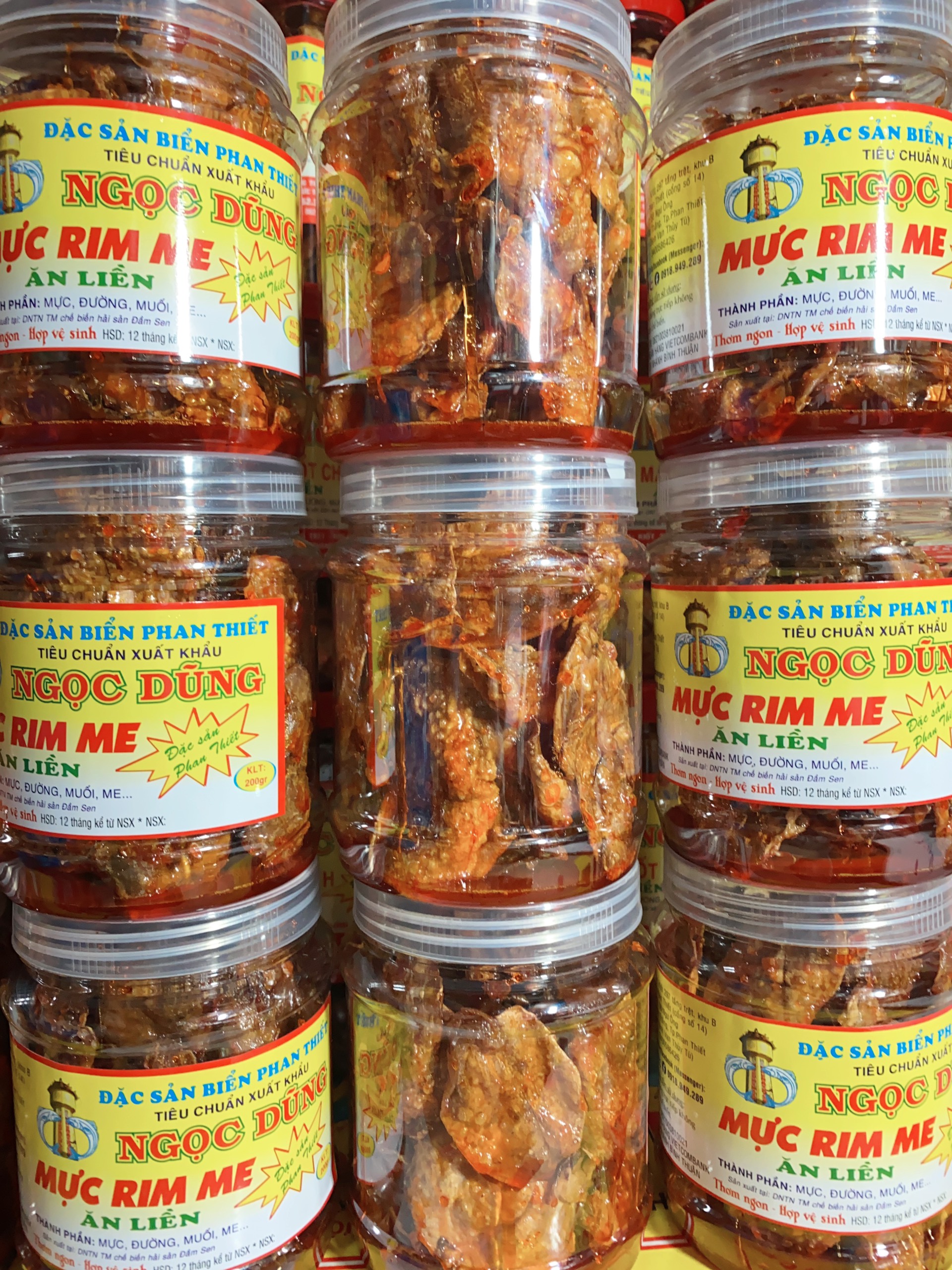 Đặc sản Phan Thiết - Mực Rim Me Đã Chế Biến Ăn Liền Hộp 250 Gram Là Món Ăn Ngon Ơi Là Ngon. Hạn Sử Dụng 6 Tháng Kể Từ Ngày Đặt Hàng - OCOP 4 Sao