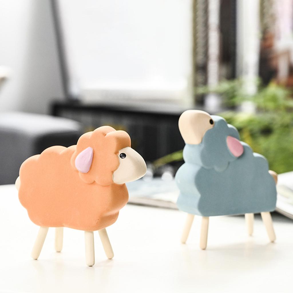 Creative Animal Statues Model Figurines Furniture Photo Props Room Decor Toy