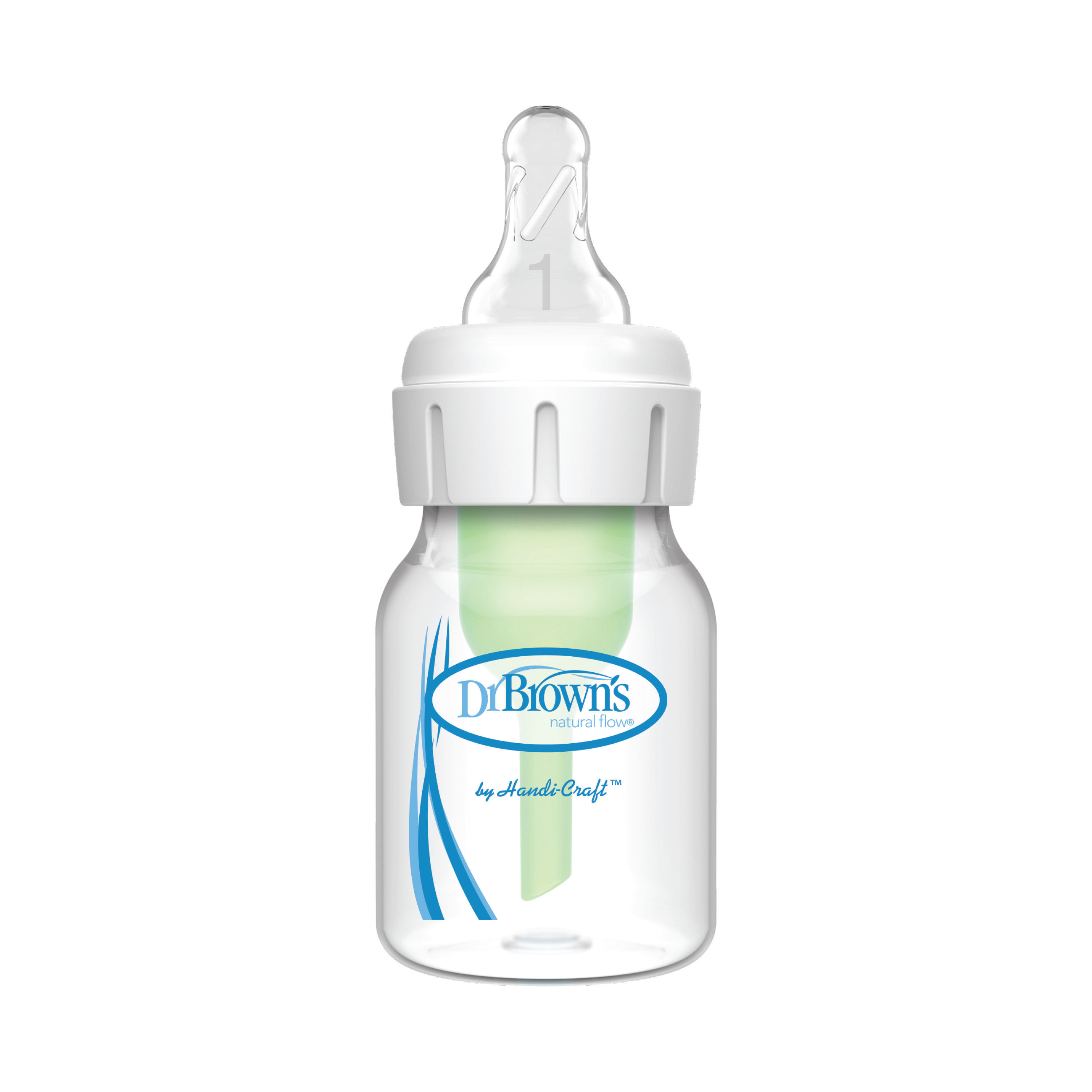 Bình sữa Dr.Brown's cổ thường sơ sinh 60ml nhựa PP Option Plus