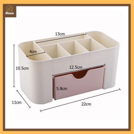 Kệ đựng mỹ phẩm nhựa, Khay đựng mỹ phẩm đồ trang điểm có ngăn kéo đa năng và tiện dụng