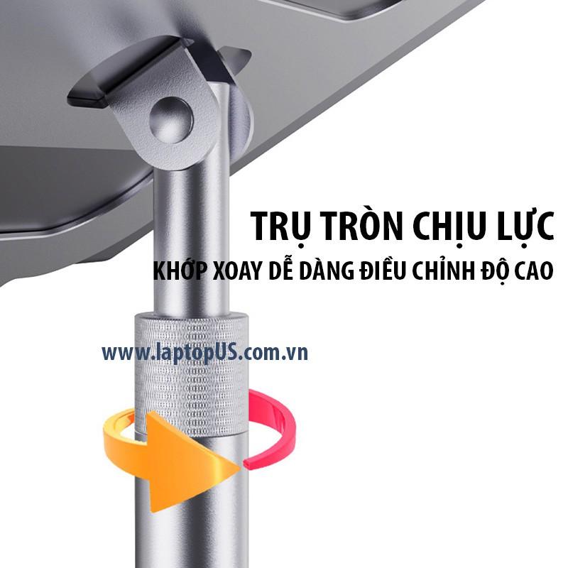 Kệ Giá Đỡ dành cho Laptop Nhôm Nhất Trụ Tròn