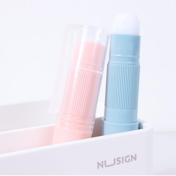 Hồ keo khô dạng bút cao cấp Nusign - Hồng/Xanh dương - 1 chiếc - NS138