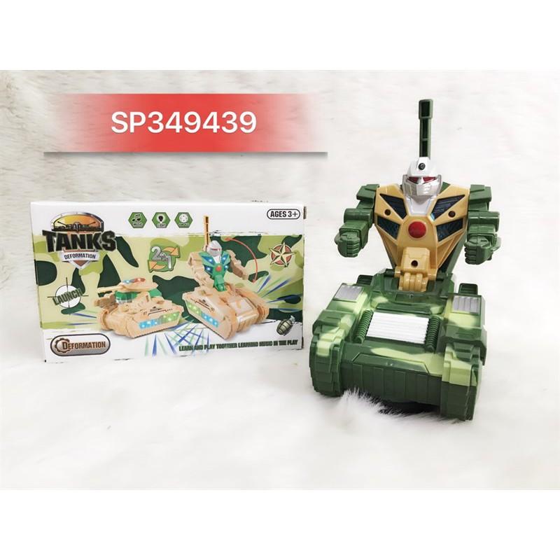 Đồ Chơi Hộp xe tăng biến hình robo pin đèn , 681 - SP349439