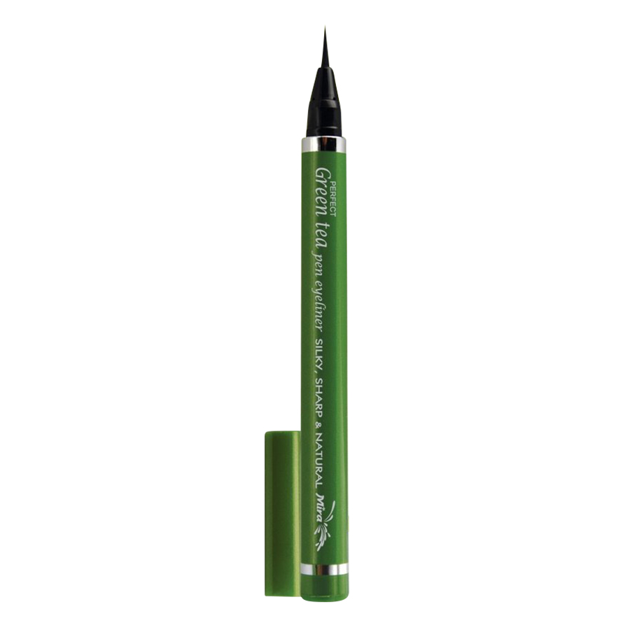 Viết Kẻ Mí Mắt Tinh Chất Trà Xanh Mira Green Tea Waterproof Pen Eyeliner (0.8ml)