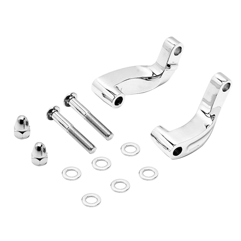 Mirror Relocation Extension Adapter Kit For Harley 06-17 Motorcycles