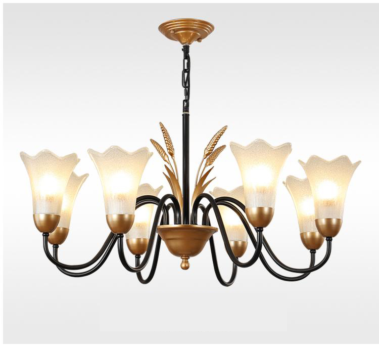 Đèn chùm LED LUXGEN BOE 8 tay trang trí nội thất sang trọng phong cách châu âu