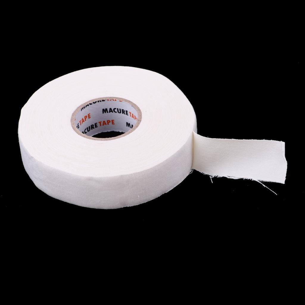 5 Roll Waterproof Adhesive Ice Hockey Cloth Stick Tape 1'' x 25yds -White