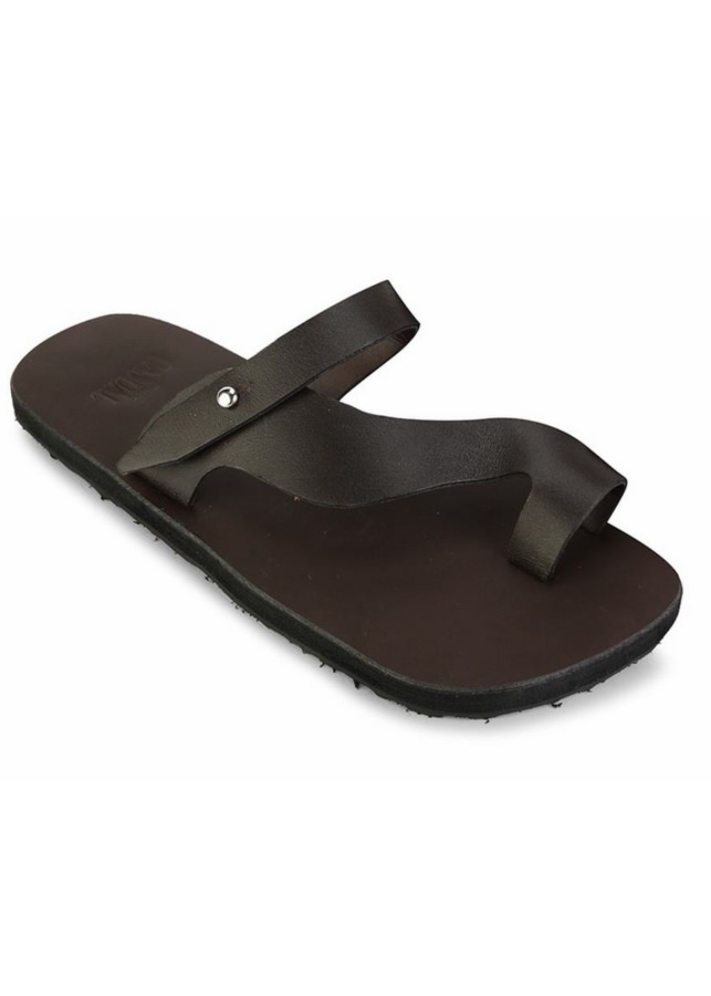 Dép Xỏ Ngón Nam Casual - Nâu
