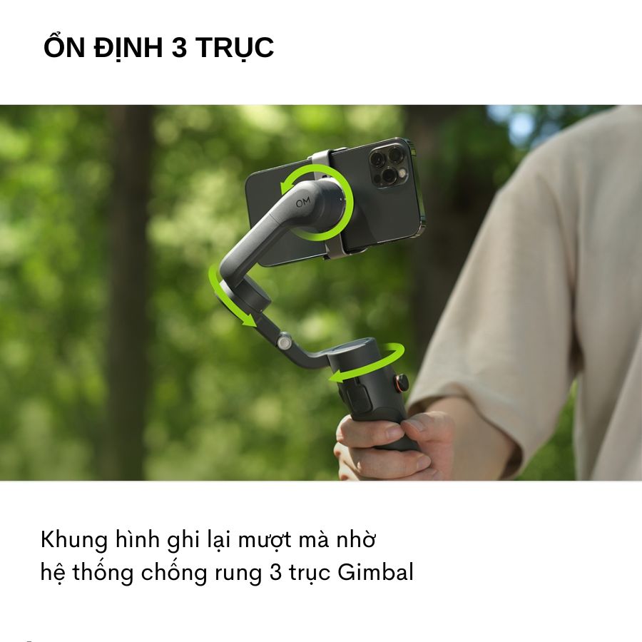 Gimbal DJI OsMo 6 / Osmo Se- Tay cầm chống rung cho điện thoại - Hàng Nhập Khẩu