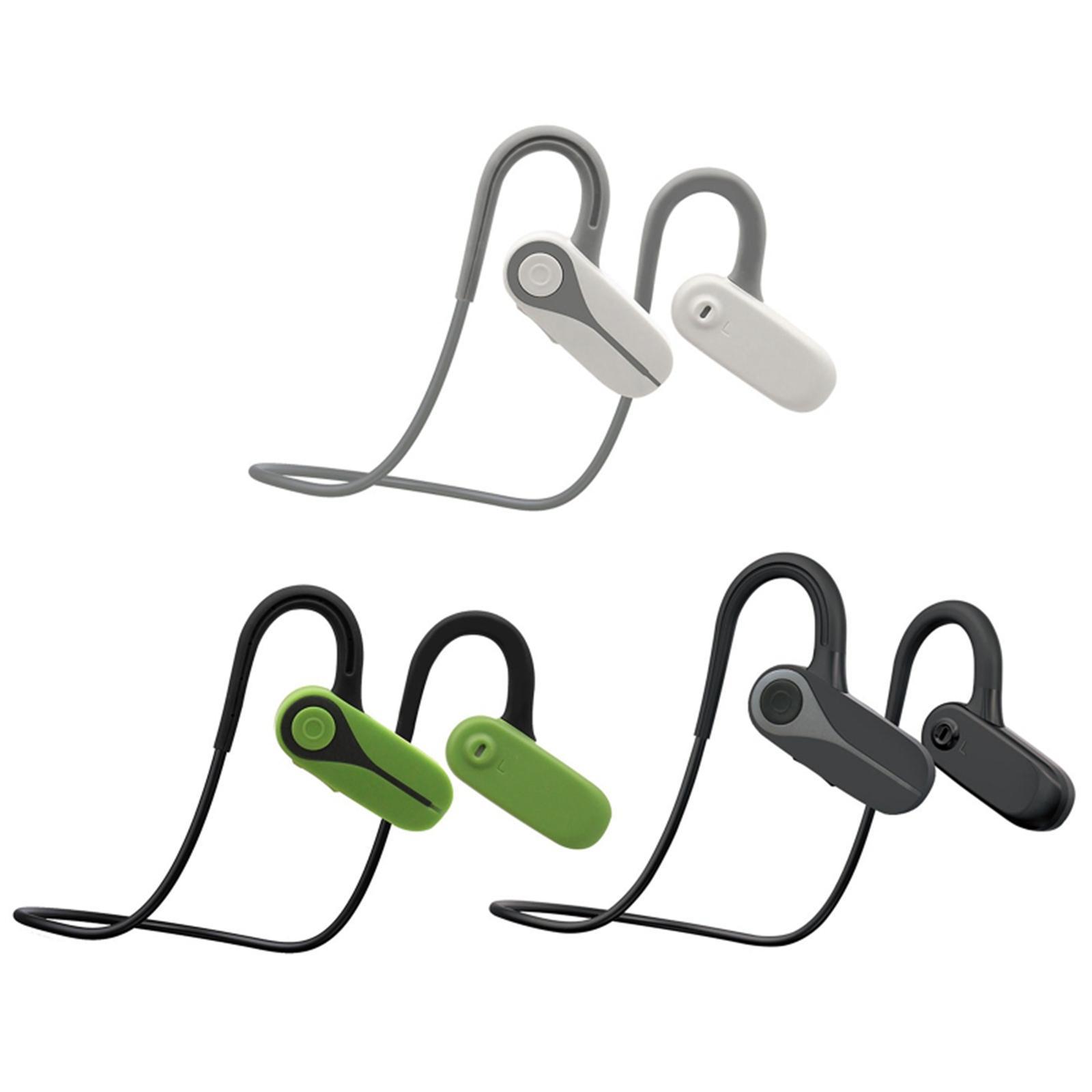 Swimming waterproof headphone stereo  stereo black