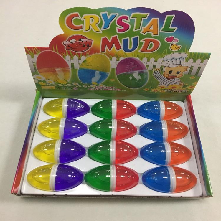 chất nhờn đồ chơi slime  lọ bầu dục  có 2 màu mã YFZ48 Igia ngon