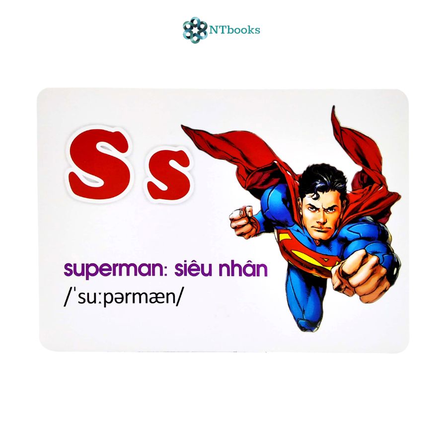 Sách Flash Card Glenn Doman - Thế Giới Quanh Em - Bảng Chữ Cái Tiếng Anh