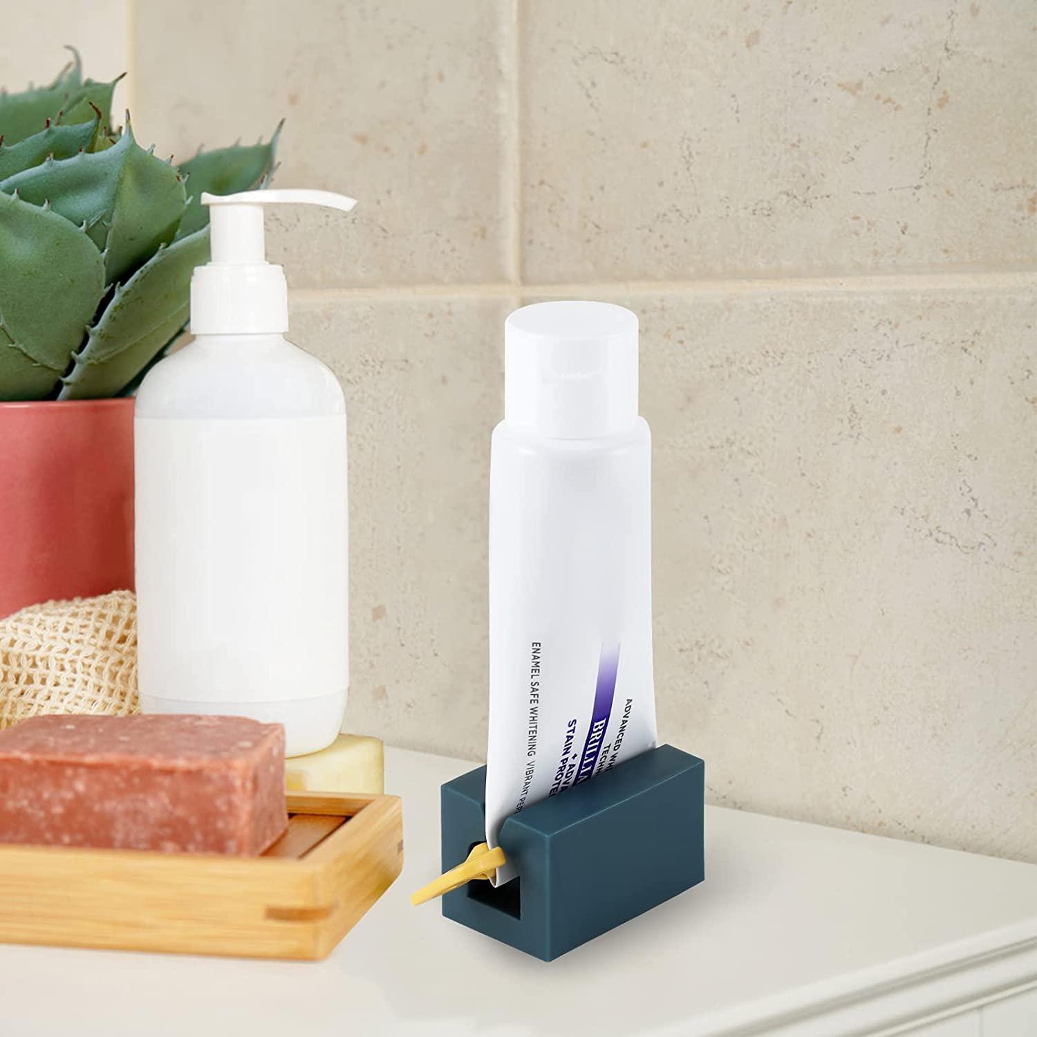 Hộp đựng kem đánh răng 4 mảnh Cuộn ống kem đánh răng Bóp giữ kem đánh răng