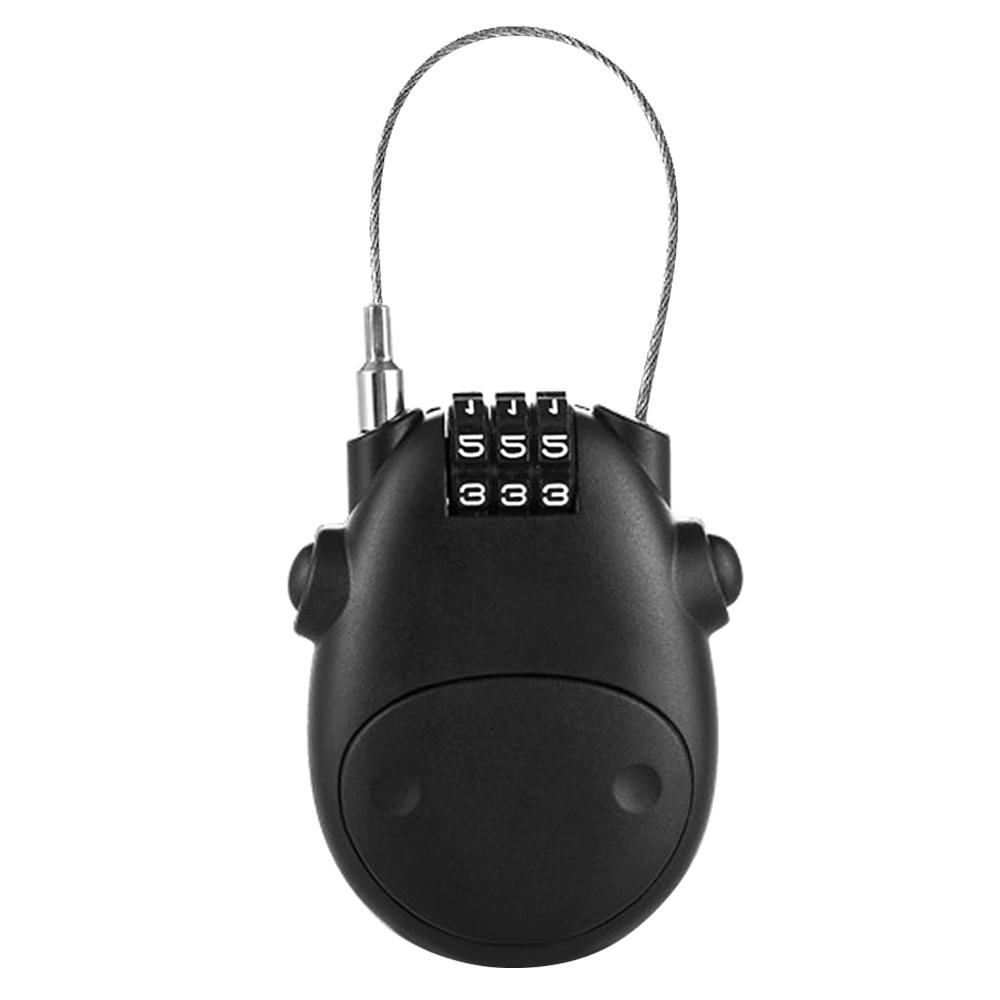 Ổ Khóa Chống Trộm Thông Minh 3 Chữ Số Cho Vali Hình Mũ Bảo Hiểm