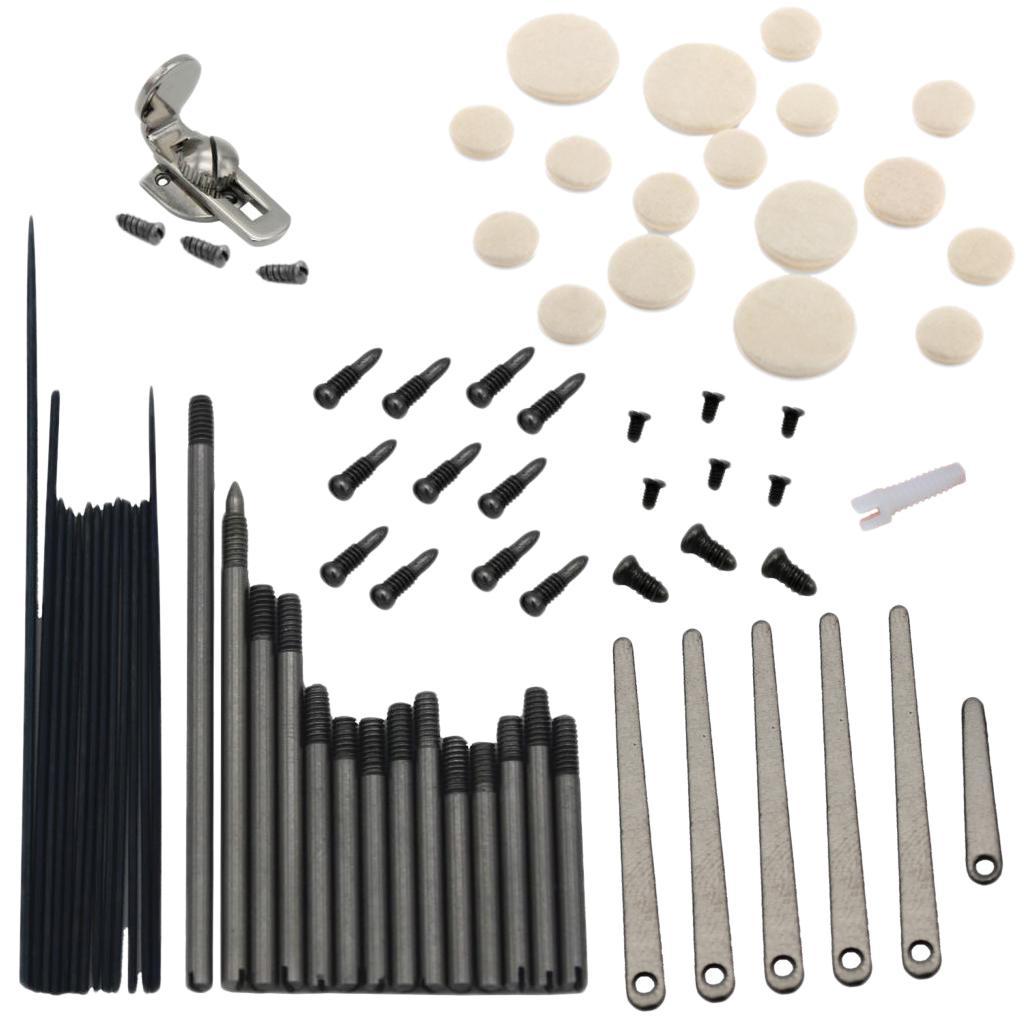 Woodwind Wood Wind Instrument Repair Parts   Hole Pads for Clarinet 9 Set