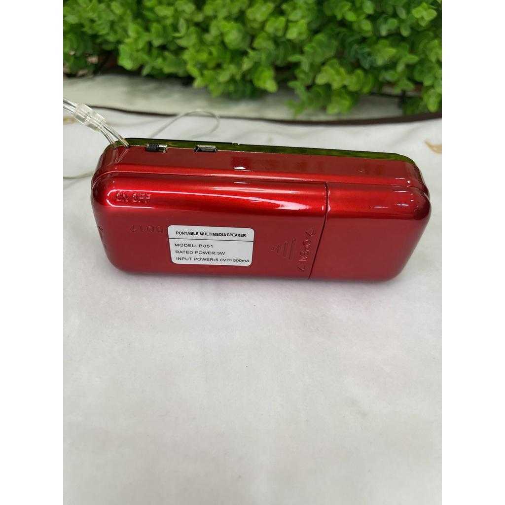 Loa Nghe Nhạc Đa Năng BKK B851 Hỗ Trợ Khe Cắm Thẻ Nhớ. Dung Lượng Pin Cực Khủng, Dễ Dàng Sử Dụng. Bảo Hành 12 Tháng