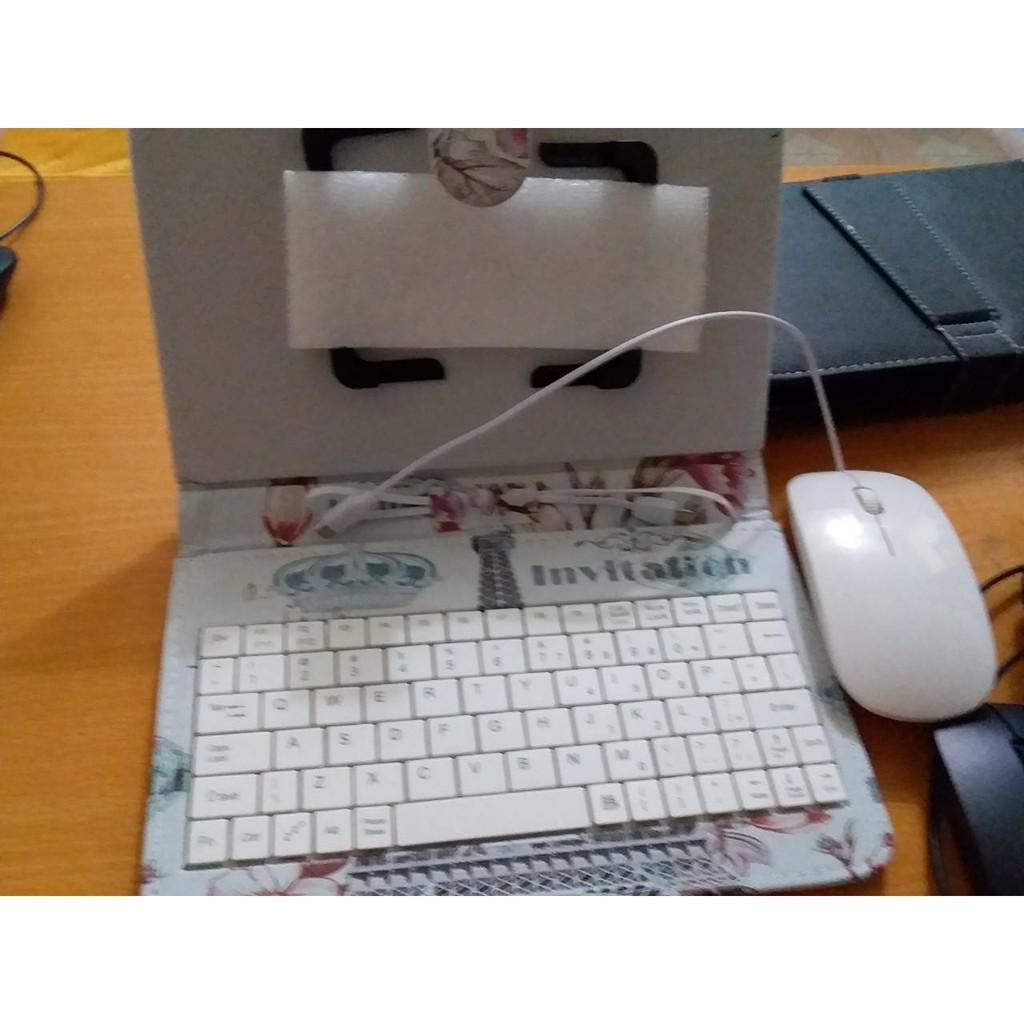Bao da bàn phím cao cấp kèm chuột chơi được game dùng cho mọi điện thoại