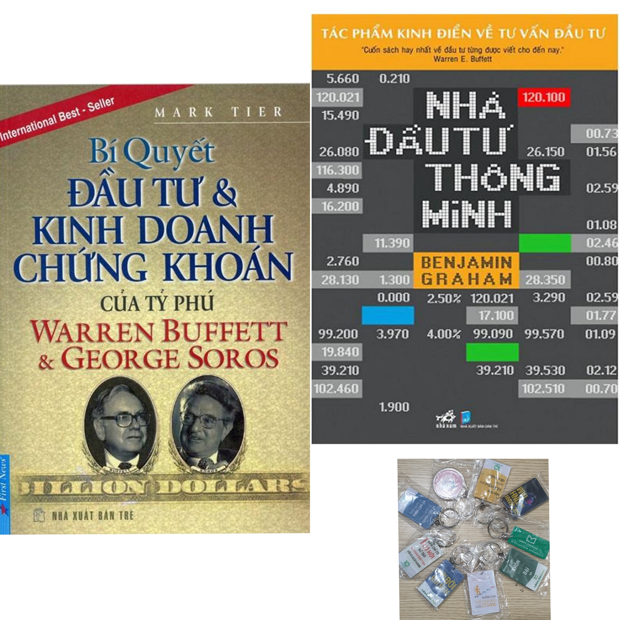Combo Đầu Tư Thông Minh: Bí Quyết Đầu Tư Và Kinh Doanh Chứng Khoán Của Tỷ Phú Warren Buffett Và George Soros + Nhà Đầu Tư Thông Minh/ BooksetMK