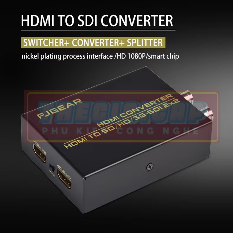 ROGTZ Bộ Chuyển Đổi HDMI To 3G/SDI FJ-SH202 - Hàng Nhập Khẩu