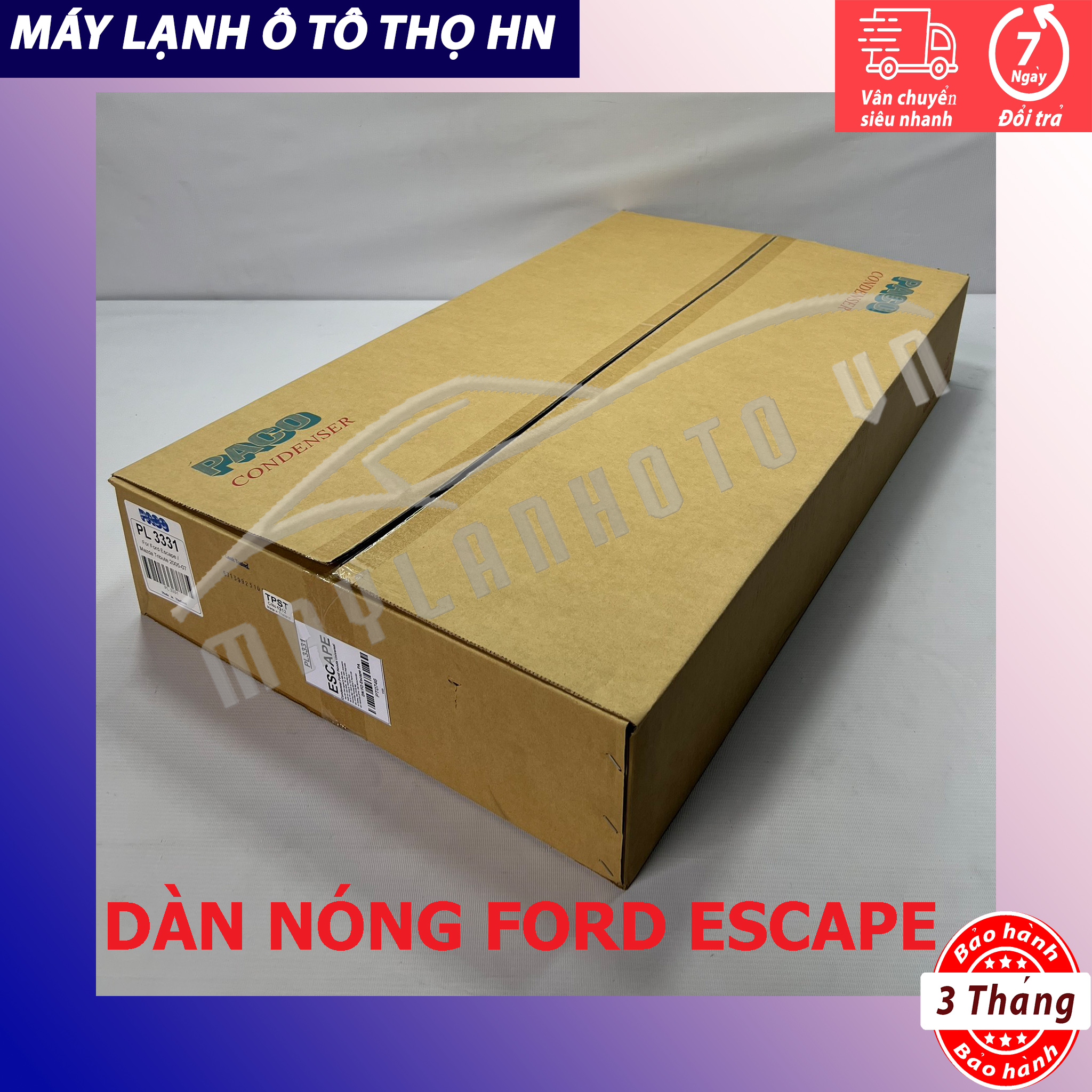 Dàn (giàn) nóng Ford Escape 2005 hàng xịn Thái Lan (hàng chính hãng nhập khẩu trực tiếp)