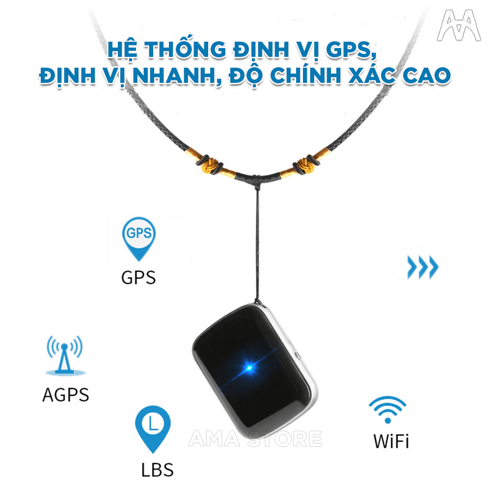 Thiết bị Định vị G.P.S mini A21 Định vị Trẻ em, Người già, Hàng hóa - Hàng nhập khẩu