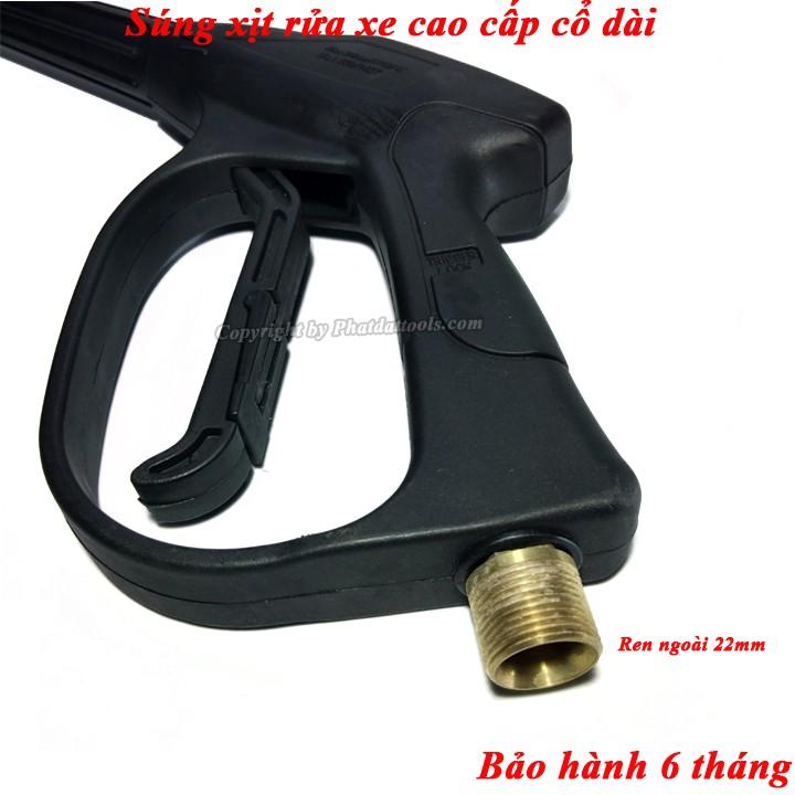 Súng rửa xe cao cấp cổ dài chân ren 21mm