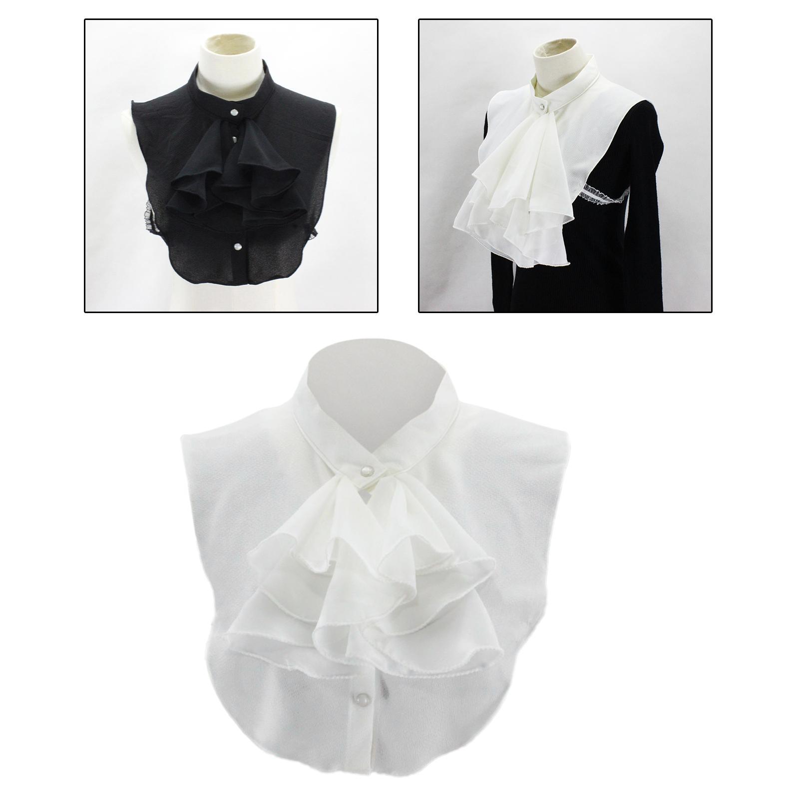 Vintage Style Half Shirt Collar Palace Style Costume Chiffon for Themed Parties Cosplay