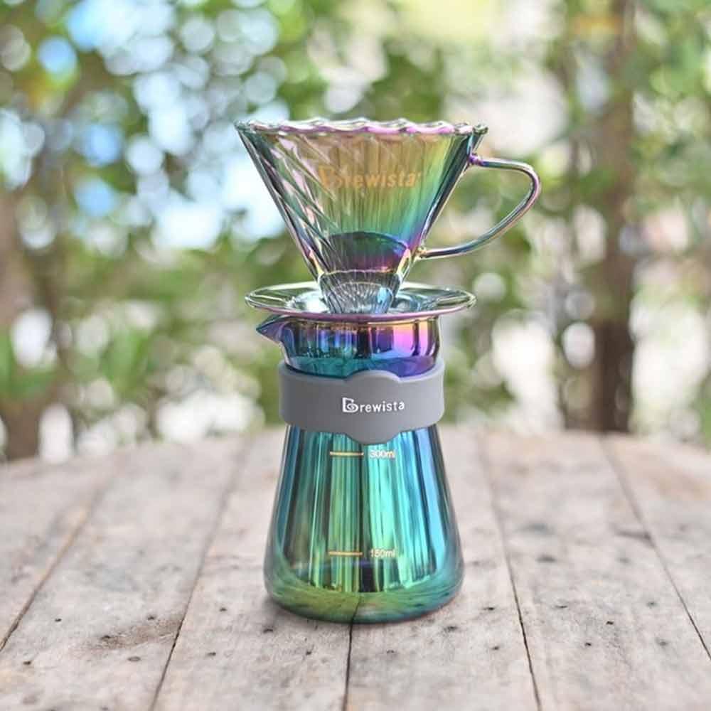 Bình đựng cà phê BREWISTA thủy tinh màu cực quang