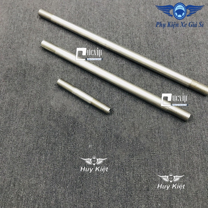 Combo Cốt Trục Bánh Xe Trước Sau Inox Và Cốt Phuộc Giữa Inox Cho Exciter 150  MS4157 - Tặng 01 Móc Gắng Chìa Khóa Xe Ngẫu Nhiên