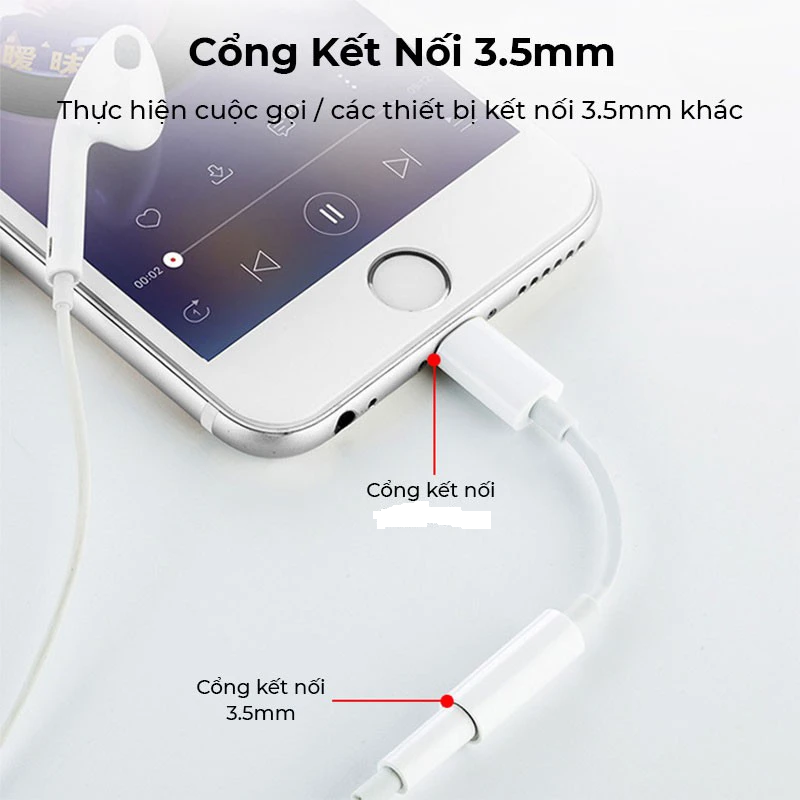 Dây Chuyển  Sang 3.5mm Earldom ET-OT49 ( Kết Nối Bluetooth)- Hàng nhập khẩu