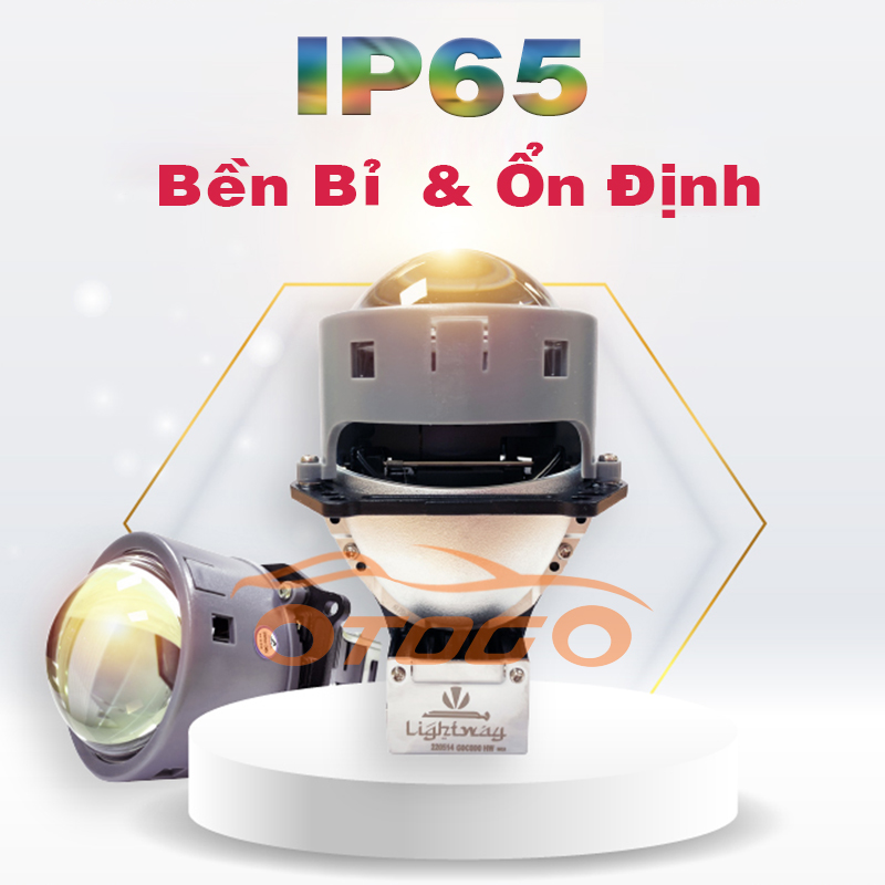 Đèn Bi Led Pha Lightway Siêu Sáng Có Chip Trợ Pha Riêng 68W