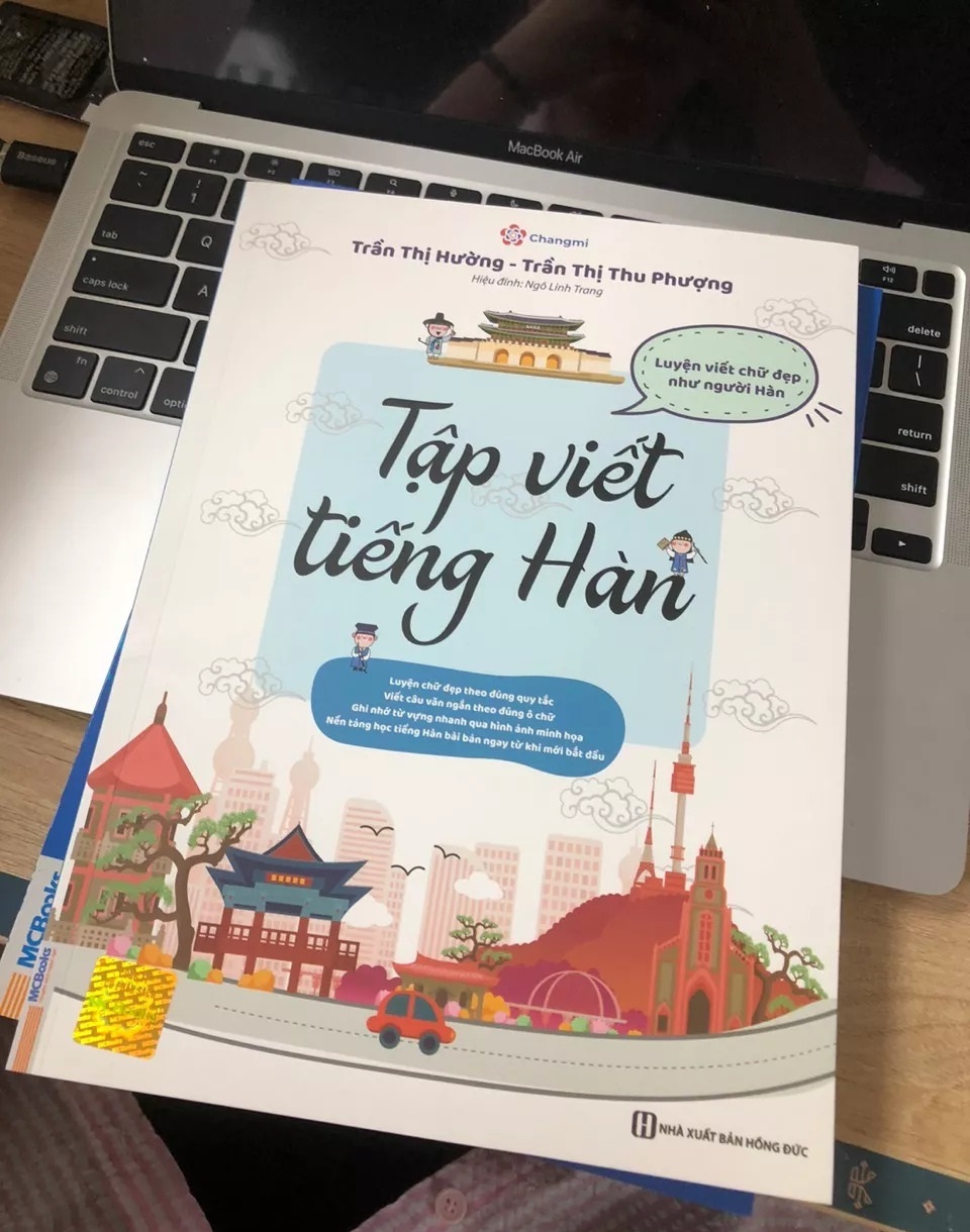 Sách - Tập viết Tiếng Hàn - Luyện viết chữ đẹp như người Hàn bản mới 2023