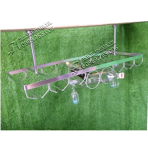 Kệ Treo ly quầy bar Inox 304 nhiều kích thước